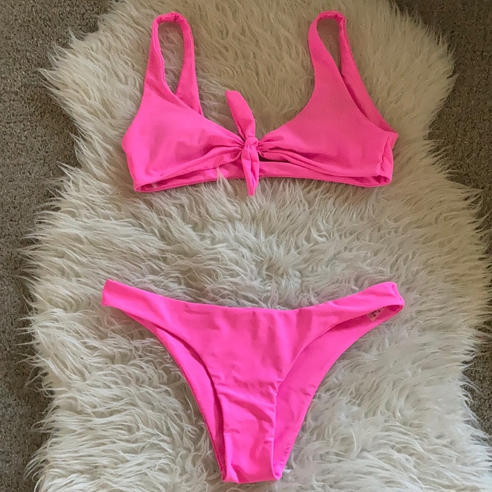 Pink Swim suit Zaful